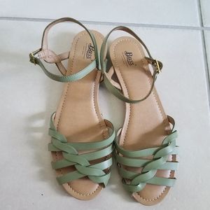 G.H. Bass & Co Green Strappy Sandal
